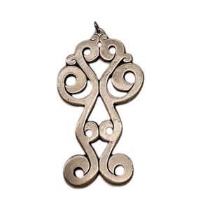 Vintage Towle Pewter Large Celtic Knotwork Pendant (8624)